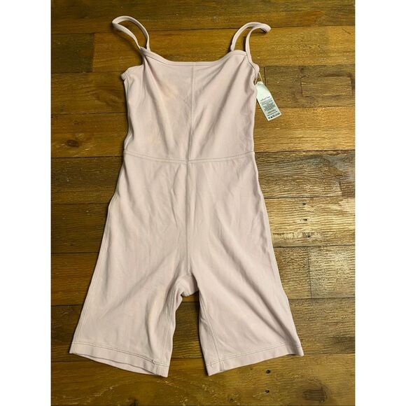Aritzia 2XS Wilfred Free Freestyle 7" Romper pink/nude bodysuit jumpsuit - Picture 3 of 9